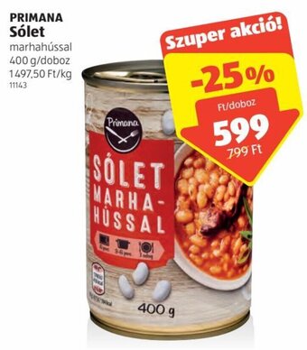 ALDI Primana sólet 400 g ajánlat