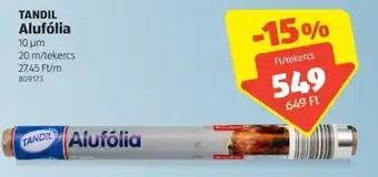 ALDI Tandil alufólia 20 m ajánlat