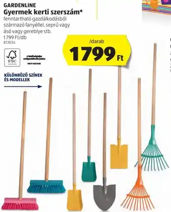 ALDI Gardenline gyermek kerti szerszám 1 db ajánlat