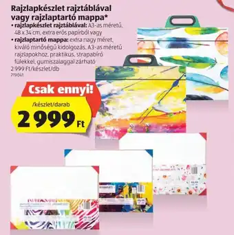 ALDI Rajzlapkészlet rajztáblával vagy rajzlaptartó mappa 1 készlet ajánlat