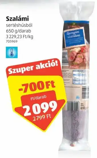 ALDI Szalámi 650 g ajánlat