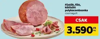 Spar Füstölt, főtt, kötözött pulykacombsonka 1 kg ajánlat
