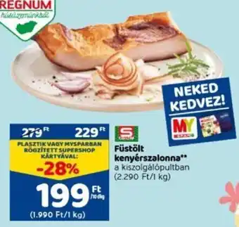 Spar Spar Füstölt kenyérszalonna 10 dkg ajánlat