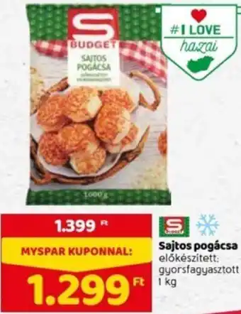 Spar Spar Sajtos pogácsa 1 kg ajánlat