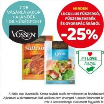 Spar Minden Lucullus fűszersó fűszerkeverék és gyorspác árából ajánlat