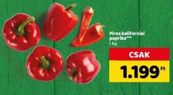 Spar Piros kaliforniai paprika 1 kg ajánlat