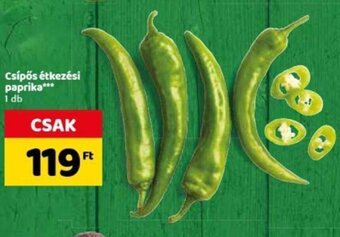 Spar Csípős étkezési paprika 1 db ajánlat