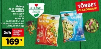 Spar Eisberg az én salátám, a te salátád 80 g ajánlat