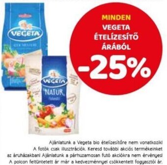 Spar Minden Vegeta ételízesítő árából ajánlat