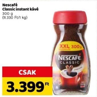Spar Nescafé classic instant kávé 300 g ajánlat