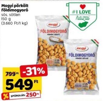 Spar Mogyi pörkölt földimogyoró 150 g ajánlat