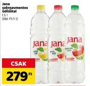 Spar Jana szénsavmentes üdítőital 1,5 l ajánlat