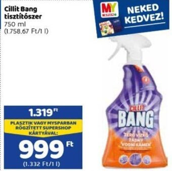 Spar Cillit Bang tisztítószer 750 ml ajánlat