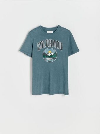 Reserved Koptatott hatású oversized póló ajánlat