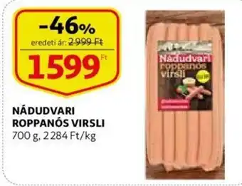 Auchan Nádudvari roppanós virsli 700 g ajánlat