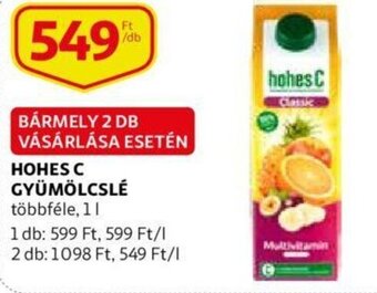 Hohes C gyümölcslé 1 l