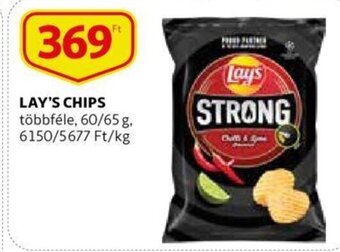 Auchan Lay's chips 60 / 65 g ajánlat