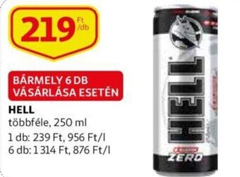 Auchan Hell 250 ml ajánlat