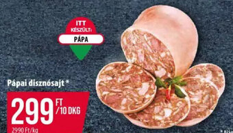 Coop Pápai Disznósajt 10 dkg ajánlat