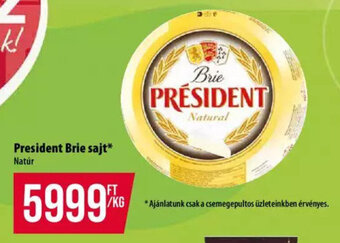 Coop President Brie sajt 1 kg ajánlat