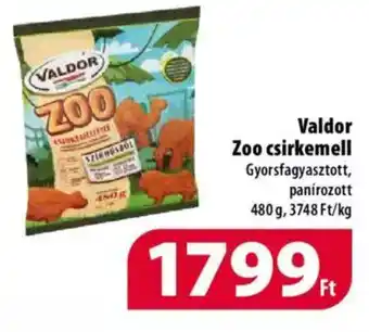 Coop Valdor zoo csirkemell 480 g ajánlat