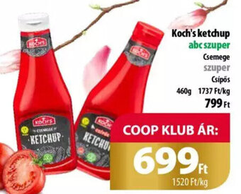 Coop Koch's Ketchup 460 g ajánlat