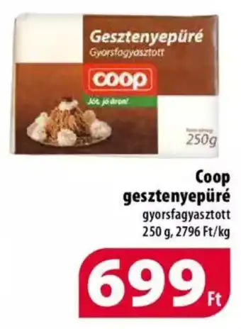 Coop gesztenyepüré 250 g