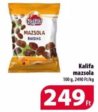 Coop Kalifa mazsola 100 g ajánlat