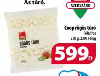 Coop Coop rögös túró 250 g ajánlat