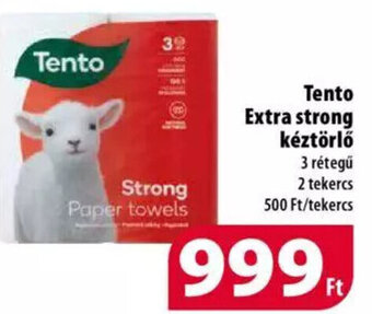 Coop Tento extra strong kéztörlő 2 tekercs ajánlat