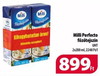 Coop Milli perfecto főzőtejszín 2 x 200 ml ajánlat