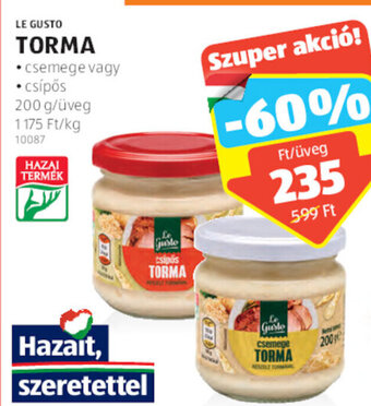 ALDI Le Gusto torma 200 g ajánlat