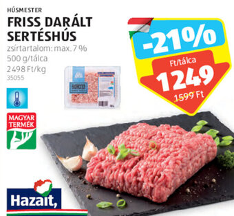 ALDI Húsmester friss darált sertéshús 500 g ajánlat