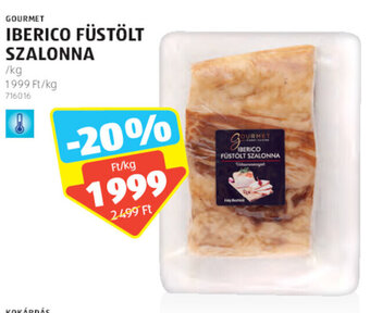 ALDI Gourmet iberico füstölt szalonna 1 kg ajánlat