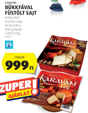 ALDI Karaván Bükkfával füstölt sajt 200 g ajánlat