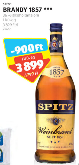Spitz brandy 1857 1 l