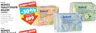 Kokett Nedves toalettpapír deluxe 2 x 70 lap