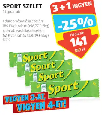 ALDI Sport szelet 1 db ajánlat