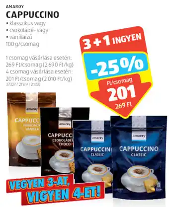 Amaroy cappuccino 100 g