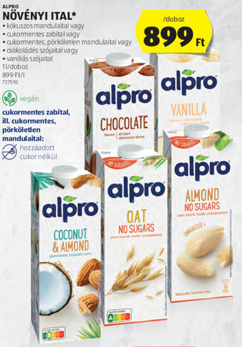 ALDI Alpro növényi ital 1 l ajánlat
