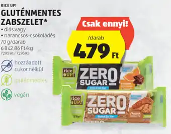 Rice Up! gluténmentes zabszelet 70 g