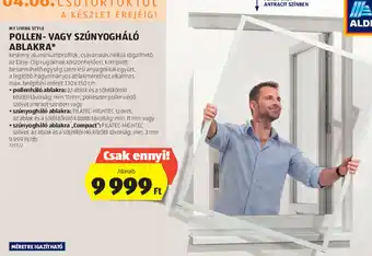 ALDI My Living Style pollen- vagy szúnyogháló ablakra 1 db ajánlat