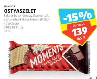 ALDI Moments ostyaszelet 45 g ajánlat
