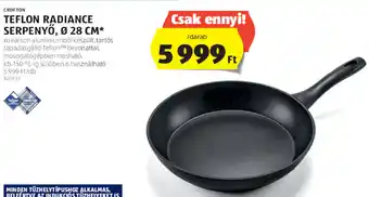 ALDI Crofton teflon radiance serpenyő 28 cm 1 db ajánlat