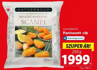 Lidl Hatherwood panírozott rák 250 g ajánlat