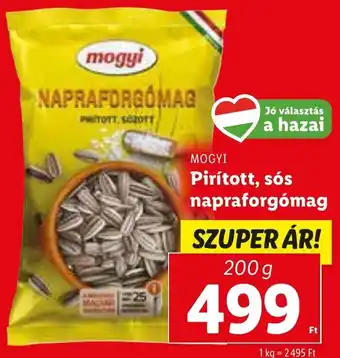 Lidl Mogyi pirított, sós napraforgómag 200 g ajánlat