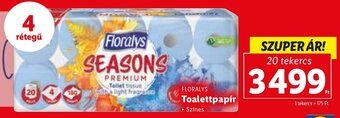 Lidl Floralys toalettpapír 20 tekercs ajánlat