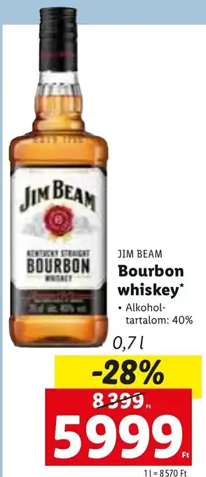 Jim Beam bourbon whiskey 0,7 l
