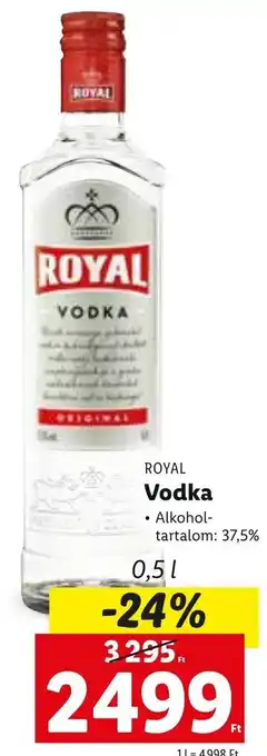 Royal vodka 0,5 l