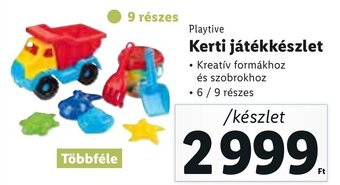 Lidl Playtive kerti játékkészlet ajánlat